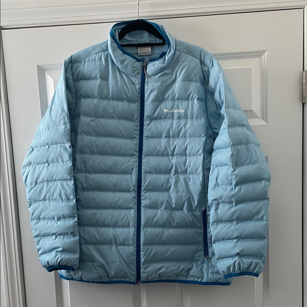 Columbia Sky Blue Quilted Jacket